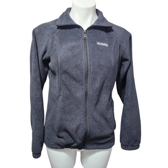 Columbia fleece performance jacket gray small - Picture 1 of 7